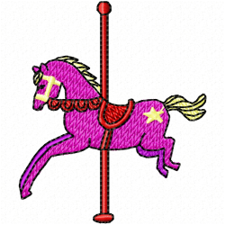 Horses Embroidery Design 11